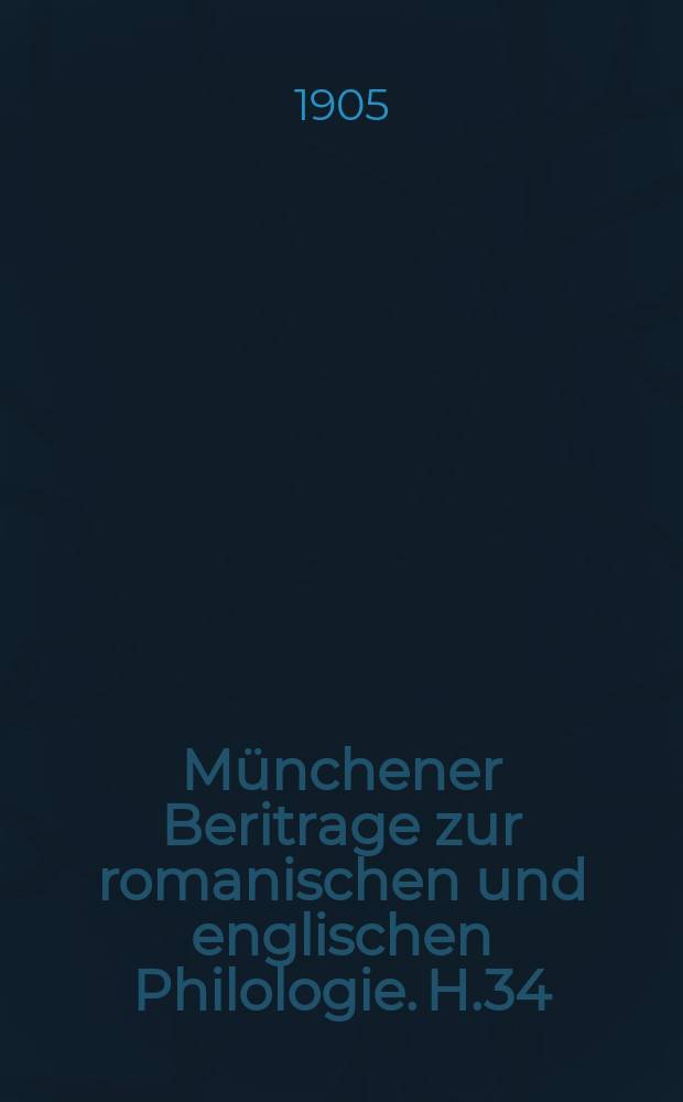 Münchener Beritrage zur romanischen und englischen Philologie. H.34 : Der Einfluss von Ariost's Orlando furioso auf das franzosische Theater