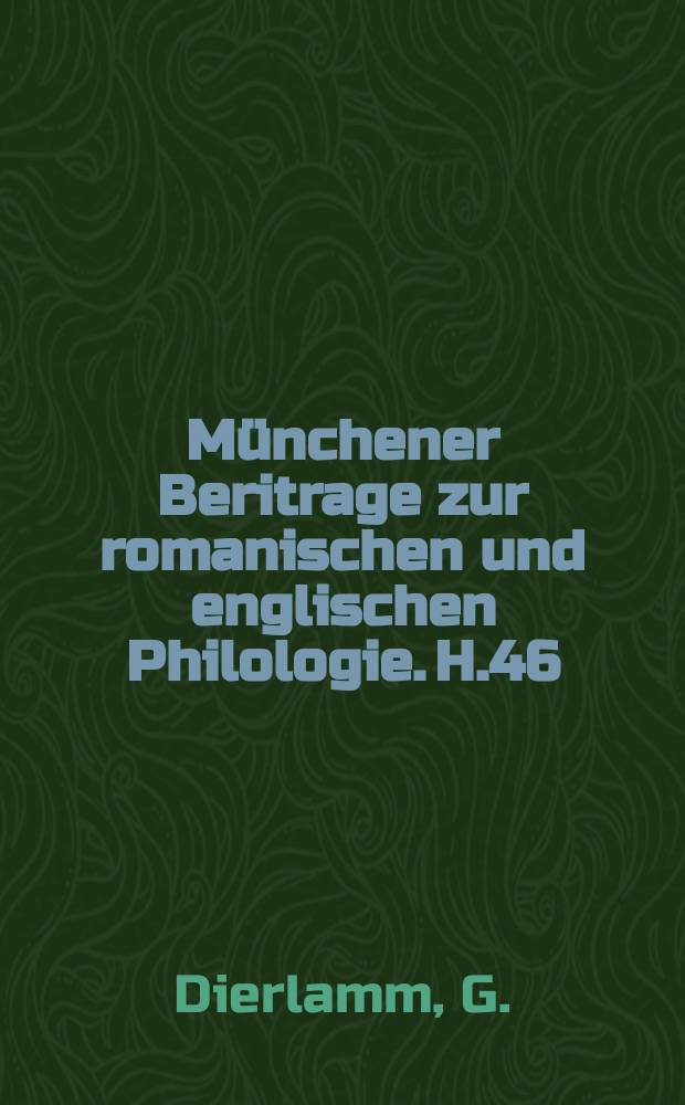 Münchener Beritrage zur romanischen und englischen Philologie. H.46 : Die Flugschriftenliteratur der Chartistenbewegung und ihr Widerhall in der öffentlichen Meinung