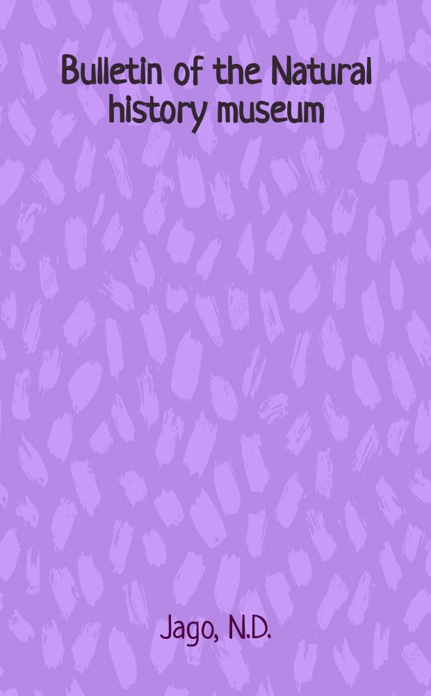 Bulletin of the Natural history museum : Formerly Bulletin of the British museum (Natural history). Vol.13 №9 : A revision of the genus Calliptamus Serville (Orthoptera: Acrididae)