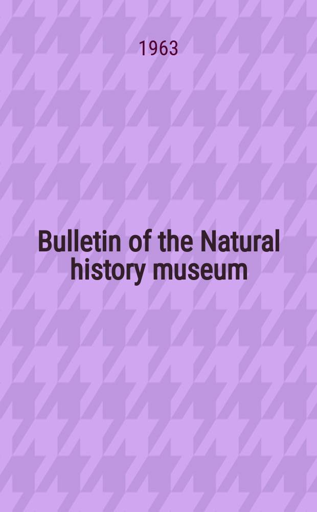 Bulletin of the Natural history museum : Formerly Bulletin of the British museum (Natural history). Vol.14 №3 : Species- groups in Ctenophthalmus (Siphonaptera: Hystrichopsyllidae)