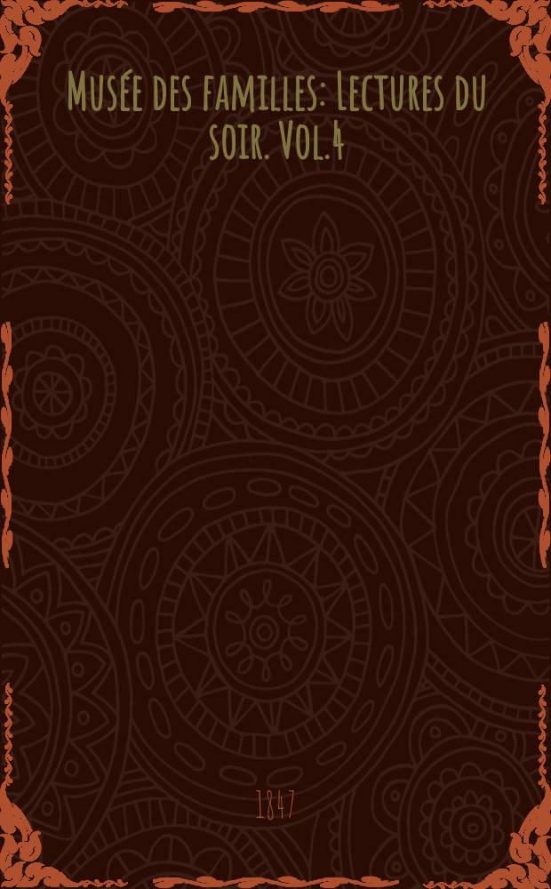 Musée des familles : Lectures du soir. Vol.4(14), №28