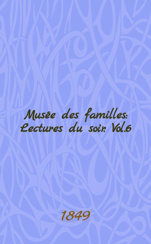 Mus&eacute;e des familles : Lectures du soir. Vol.6(16), №23