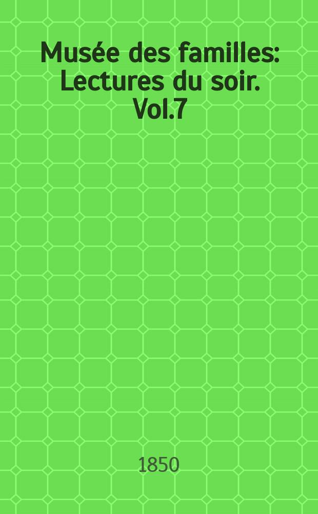 Mus&eacute;e des familles : Lectures du soir. Vol.7(17), №38