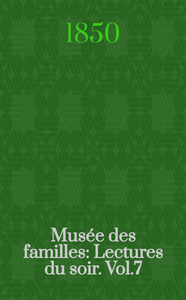 Mus&eacute;e des familles : Lectures du soir. Vol.7(17), №44