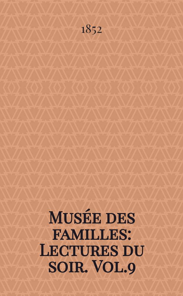 Musée des familles : Lectures du soir. Vol.9(19), №42