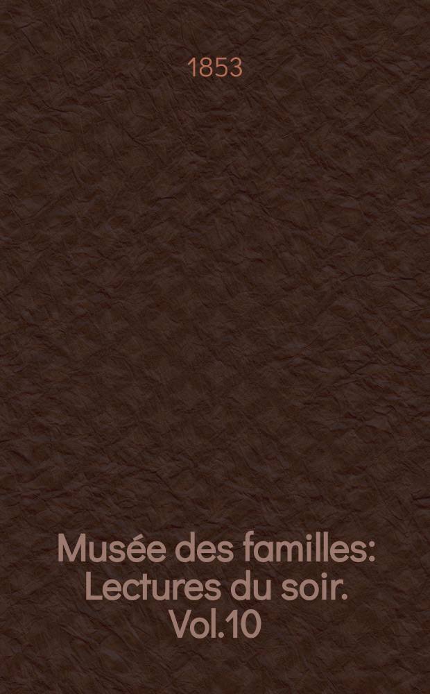 Musée des familles : Lectures du soir. Vol.10(20), №22