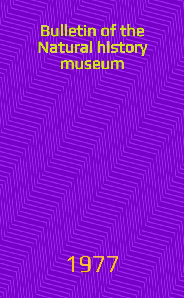 Bulletin of the Natural history museum : Formerly Bulletin of the British museum (Natural history). Vol.36 №5 : A revision of the New Guinea...