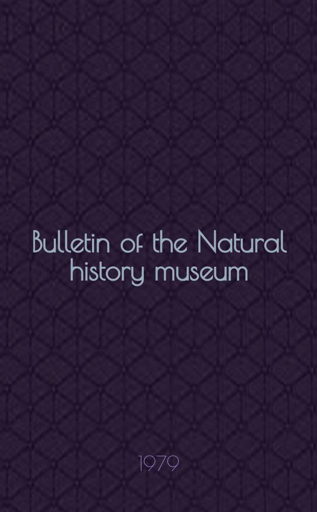 Bulletin of the Natural history museum : Formerly Bulletin of the British museum (Natural history). Vol.39 №1 : A revision of the African pod bugs