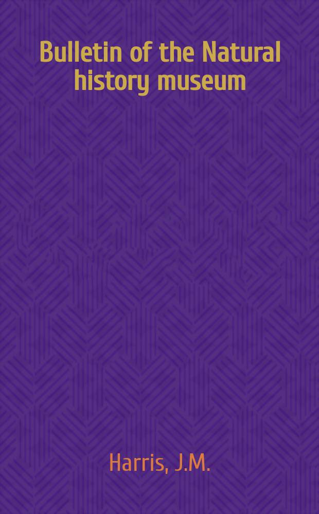 Bulletin of the Natural history museum : Formerly Bulletin of the British museum (Natural history). Vol.23 №5 : Prodeinotherium from Gebel Zelten, Libya