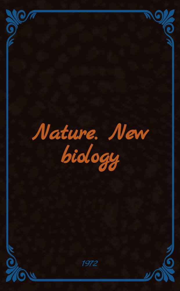 Nature. New biology