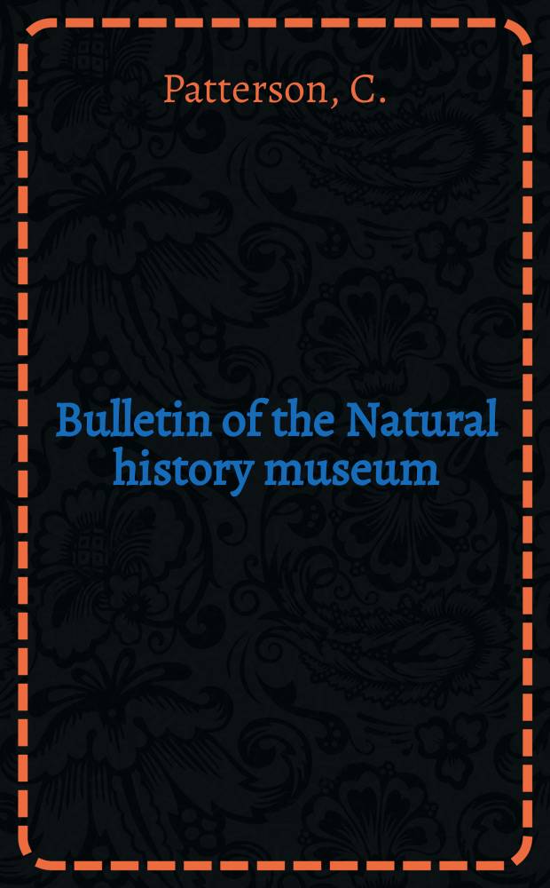 Bulletin of the Natural history museum : Formerly Bulletin of the British museum (Natural history). Vol.16 №5 : The caudal skeleton in lower liassic pholidophorid fishes