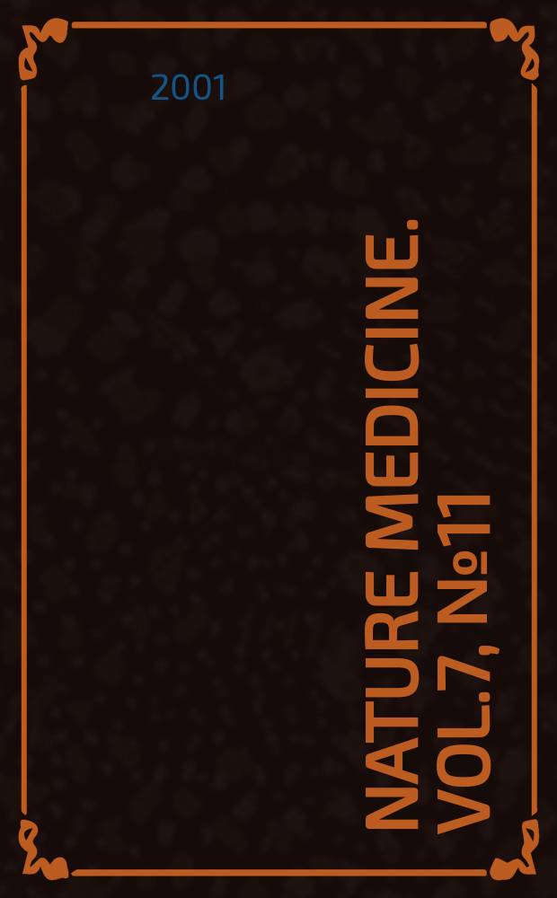 Nature medicine. Vol.7, №11