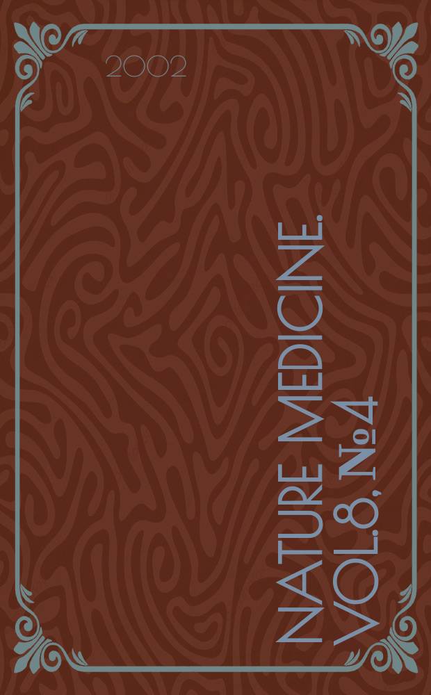 Nature medicine. Vol.8, №4