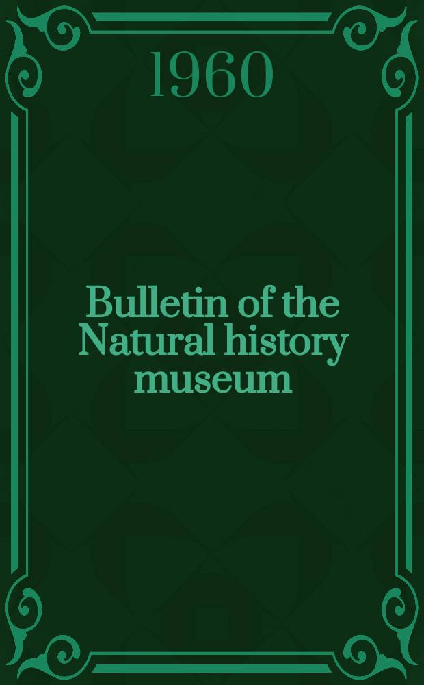 Bulletin of the Natural history museum : Formerly Bulletin of the British museum (Natural history). Vol.2, №6 : Allium and Milula in the Central and Eastern Himalaya