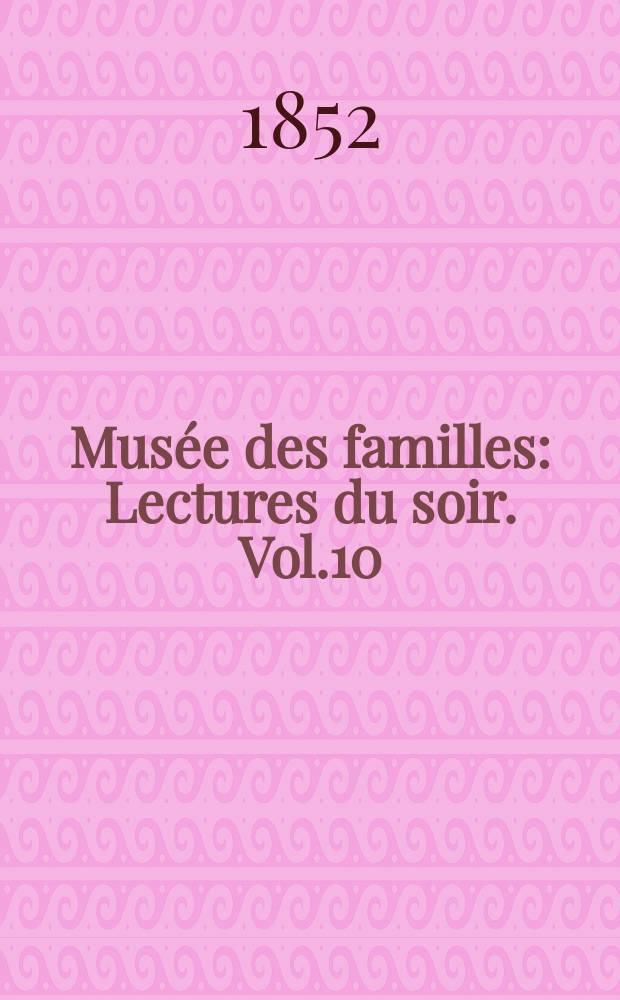Musée des familles : Lectures du soir. Vol.10(20), №2