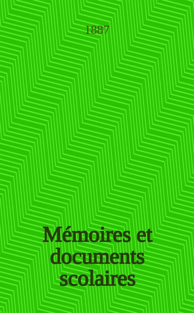 M&eacute;moires et documents scolaires : Publ. par le Mus&eacute;e p&eacute;dagogique. Fasc.15 : Les Boursiers de l'enseignement primaire a l'&eacute;tranger