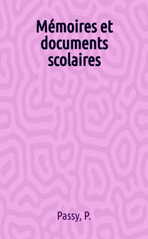 M&eacute;moires et documents scolaires : Publ. par le Mus&eacute;e p&eacute;dagogique. Fasc.26 : Le Phon&eacute;tisme au congres philologique de Stockholm en 1886