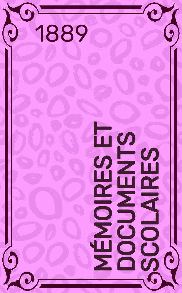 Mémoires et documents scolaires : Publ. par le Musée pédagogique. Fasc.67 : Discours sur l'éducation physique prononce a la Chambre des députés