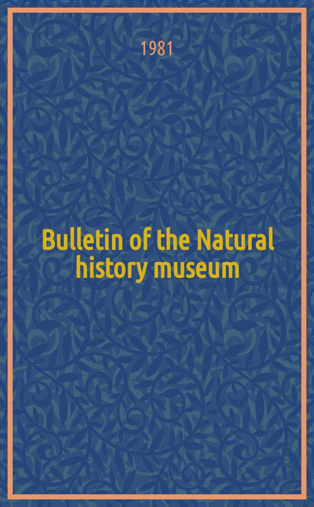 Bulletin of the Natural history museum : Formerly Bulletin of the British museum (Natural history). Vol.8, №2 : Studies in the genus Hypericum L.