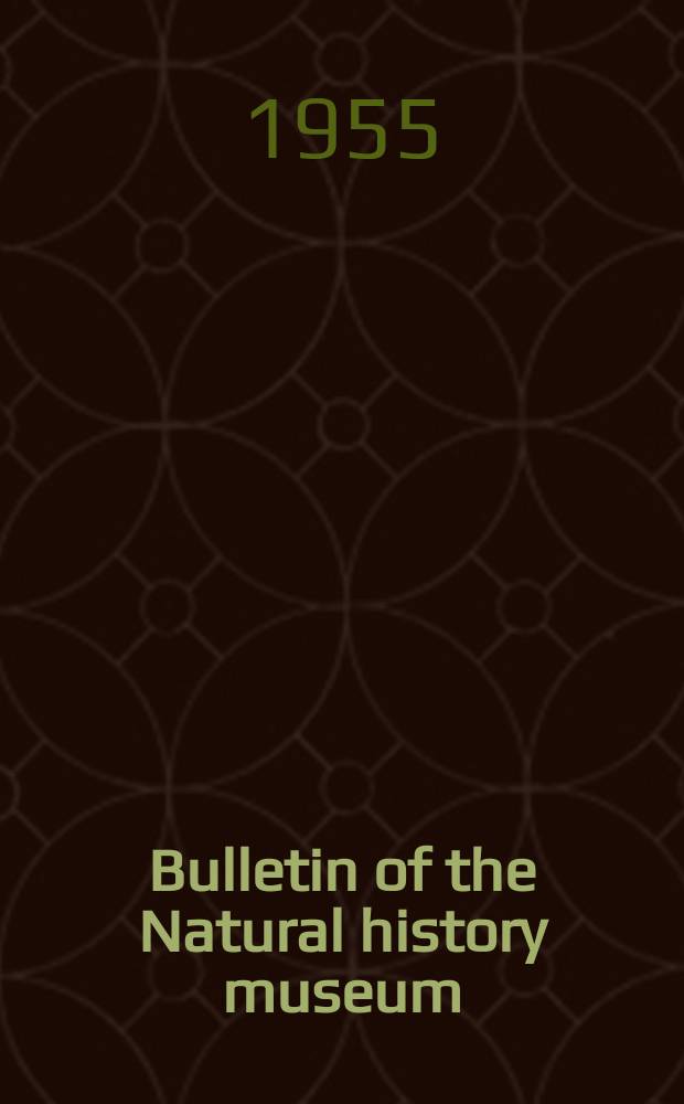 Bulletin of the Natural history museum : Formerly Bulletin of the British museum (Natural history). Vol.2, №11 : The Southern right whale dolphin, Lissodelphis peroni (Lacépède)