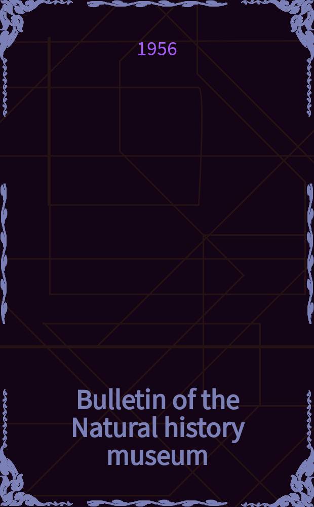 Bulletin of the Natural history museum : Formerly Bulletin of the British museum (Natural history). Vol.3, №5 : The monk seals