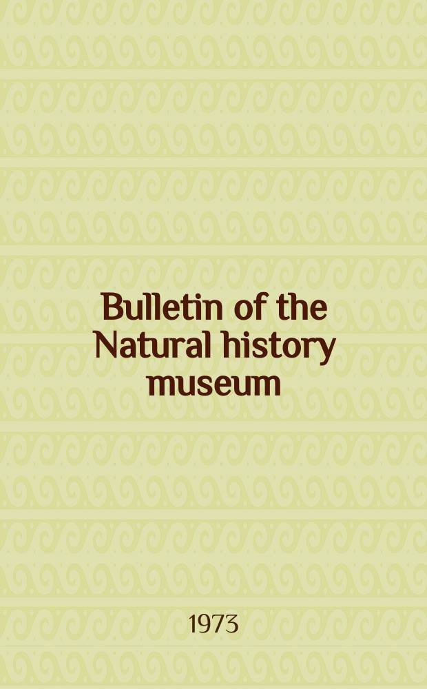Bulletin of the Natural history museum : Formerly Bulletin of the British museum (Natural history). Vol.24, №7 : Systematic comparison of the Stromateid fishes ...