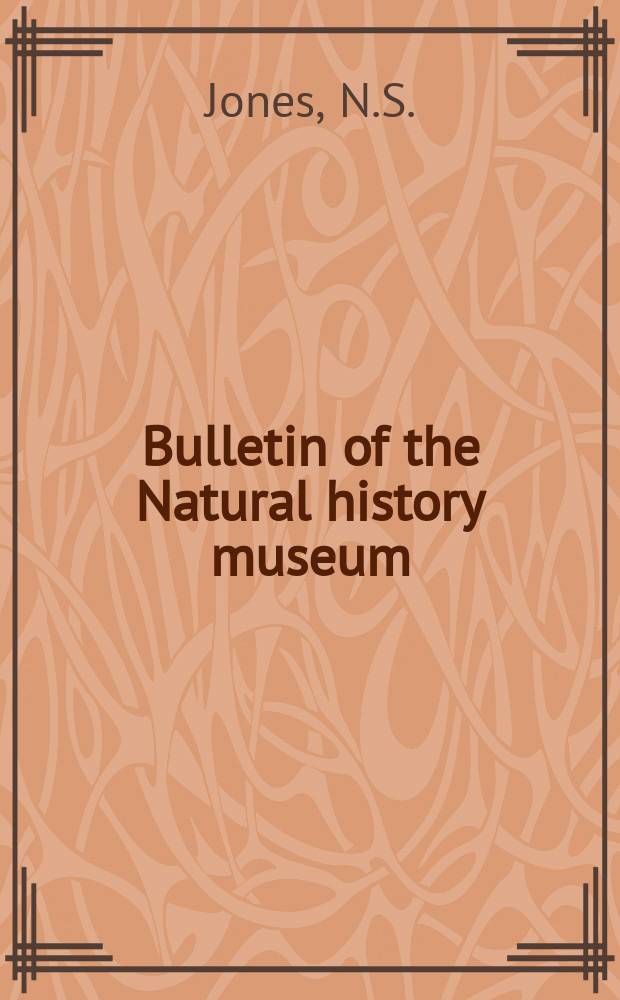 Bulletin of the Natural history museum : Formerly Bulletin of the British museum (Natural history). Vol.27, №6 : Campylaspis species (Crustacea: Cumacea) from the deep Atlantic