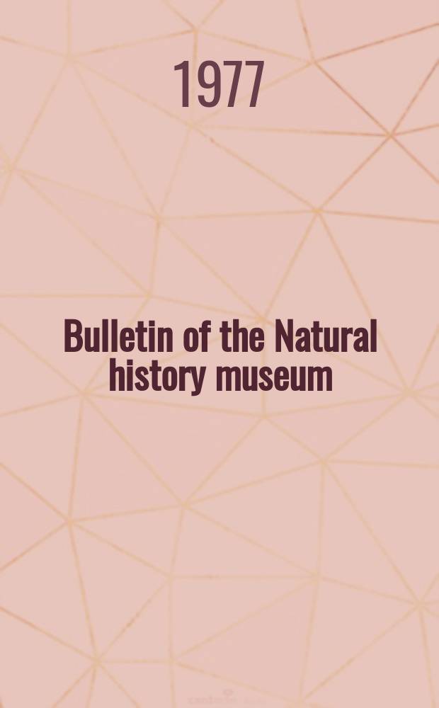 Bulletin of the Natural history museum : Formerly Bulletin of the British museum (Natural history). Vol.31, №5 : A revision of the lizard genus Scincus ...