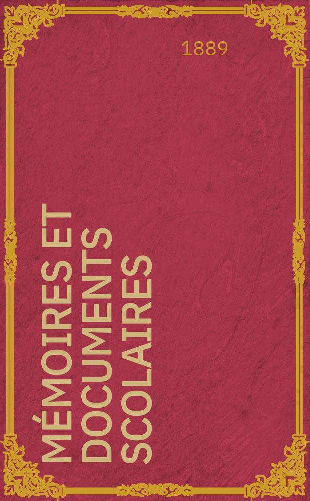 Mémoires et documents scolaires : Publ. par le Musée pédagogique. Fasc.34 : Prillieux et Schribaux. L'enseignement de l'agriculture dans des écoles normales d'instituteurs et dans les écoles primaires