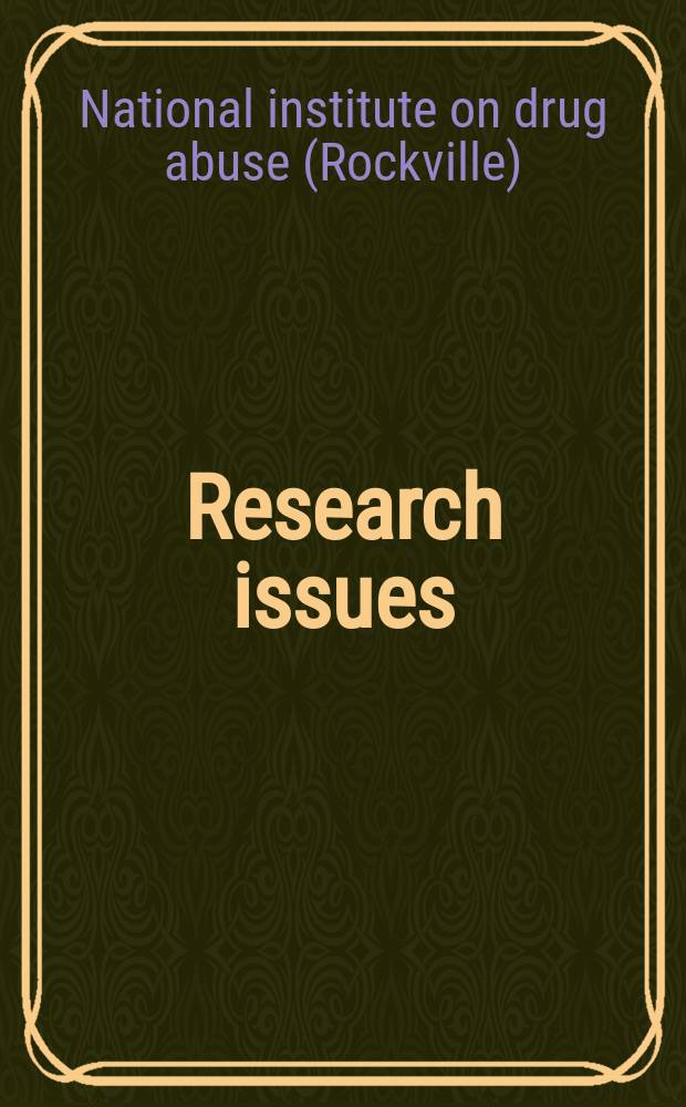 Research issues