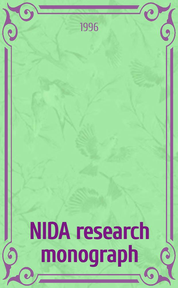 NIDA research monograph : Neurotoxicity and neuropathology associated with cocaine abuse