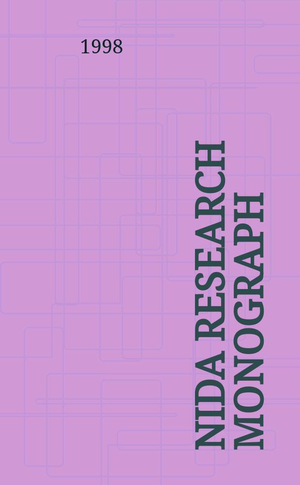 NIDA research monograph : Drug abuse prevention through family interventions
