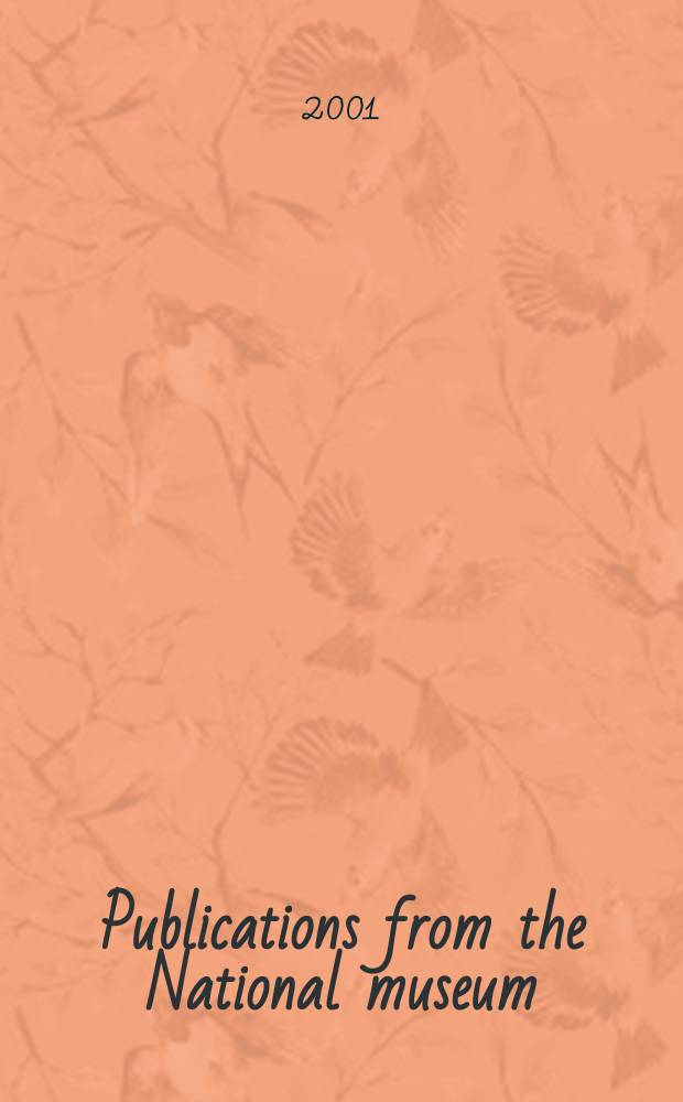 Publications from the National museum : PNM. Vol.5 : Military aspects