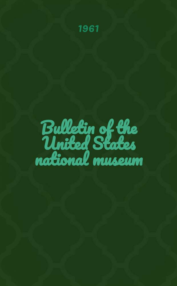 Bulletin of the United States national museum : Drug supplies in the American revolution