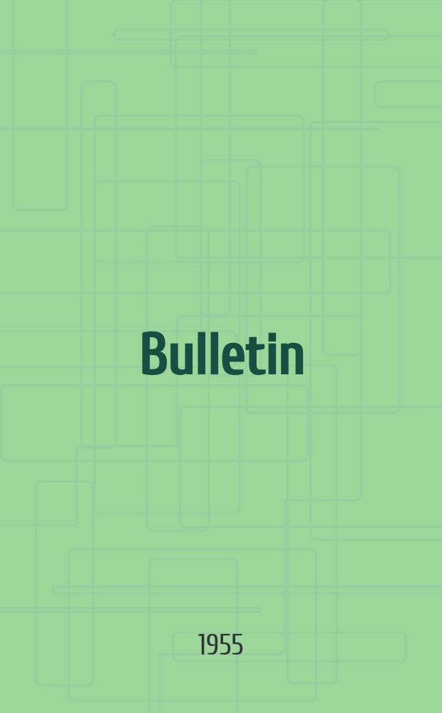 Bulletin