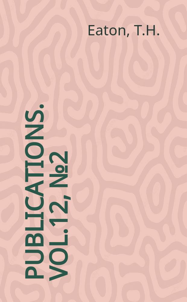 [Publications]. Vol.12, №2 : The ancestry of Modern Amphibia: a review of the evidence