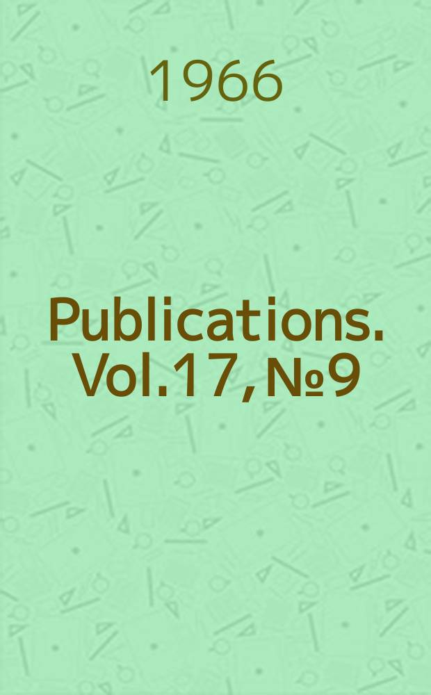 [Publications]. Vol.17, №9 : Natural history of cottonmouth moccasin, Agkistrodon piscivorus (Reptilia)