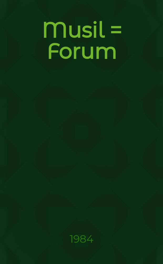 Musil = Forum