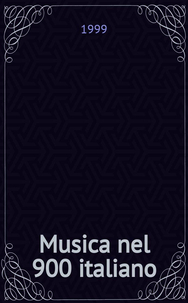 Musica nel 900 italiano
