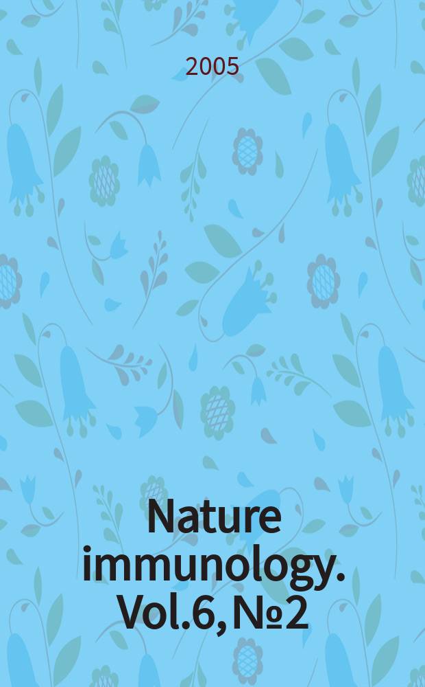 Nature immunology. Vol.6, №2