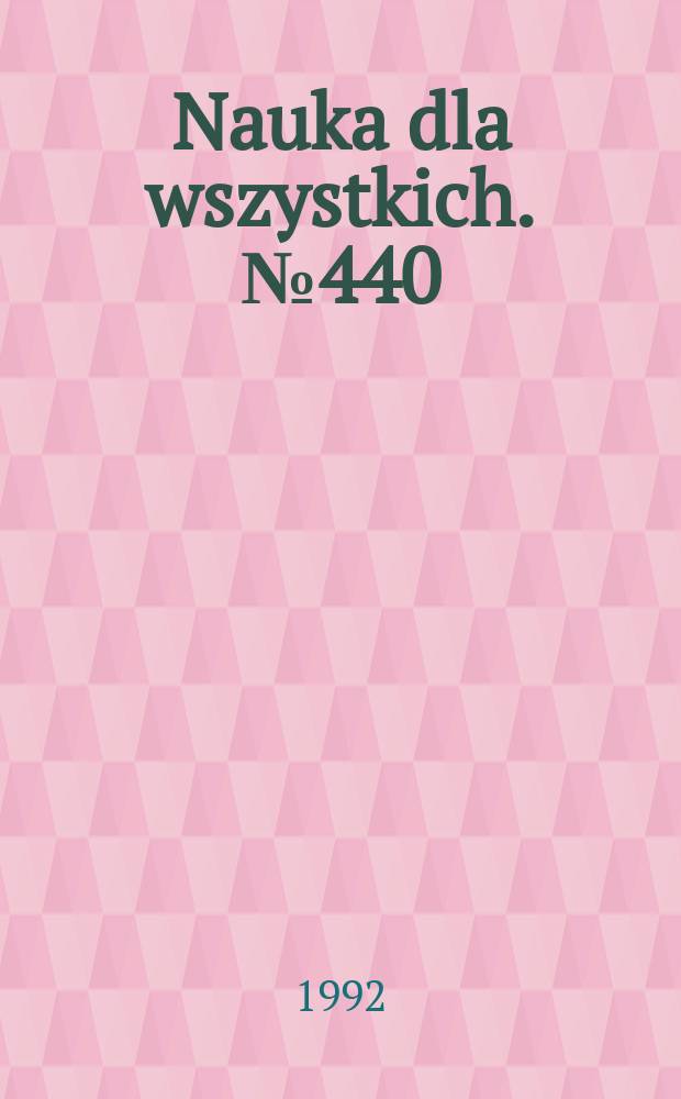 Nauka dla wszystkich. №440 : Uroki smutku