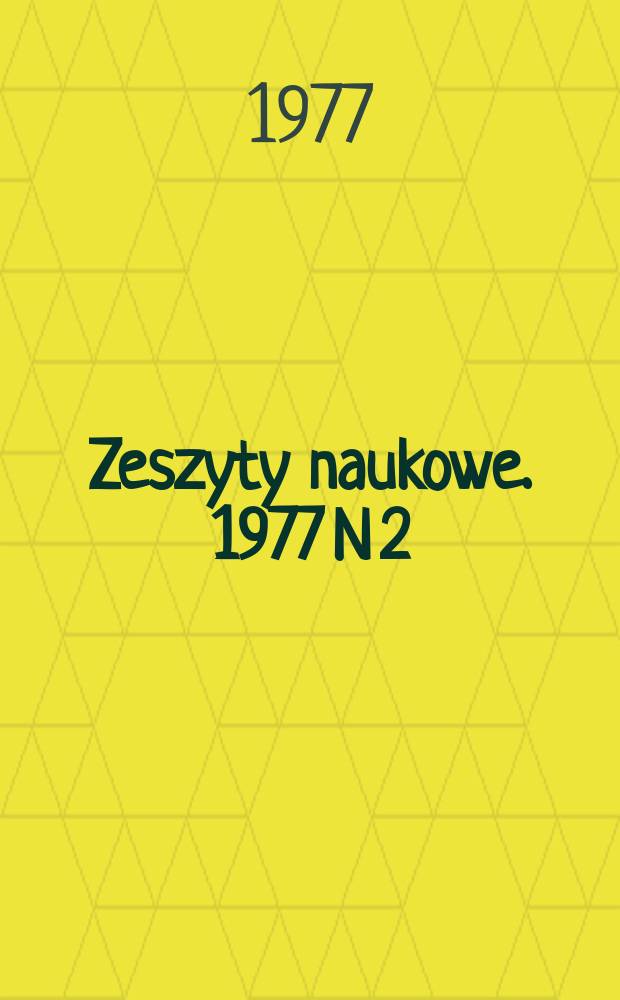 Zeszyty naukowe. 1977 N 2 : Optymalizacja działalności ....
