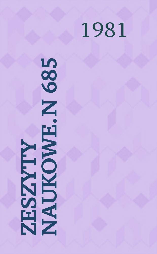 Zeszyty naukowe. N 685 : Kopalnia węgla kamiennego "Sośnica "