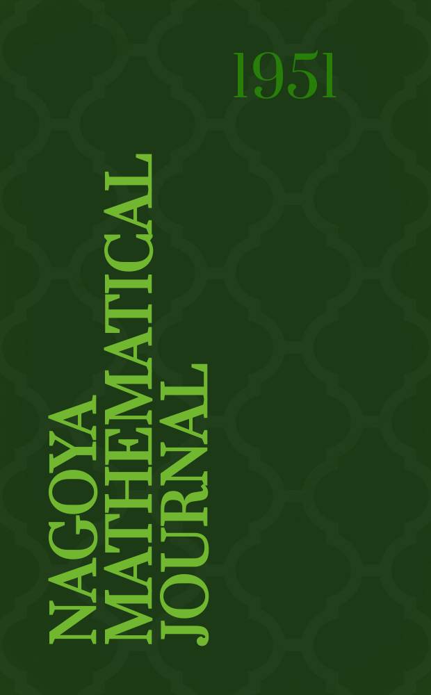 Nagoya mathematical journal