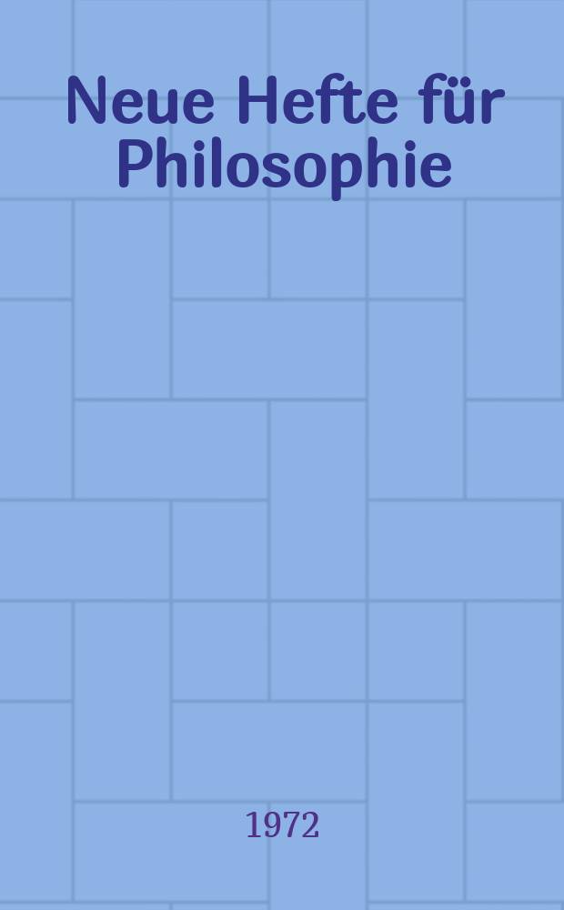 Neue Hefte für Philosophie