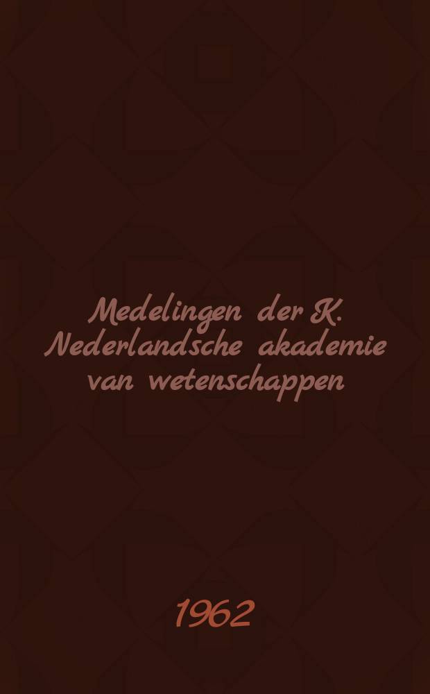 Medelingen der K. Nederlandsche akademie van wetenschappen : Afd. letterkunde. De epidaurische hymne op de Magna Mater