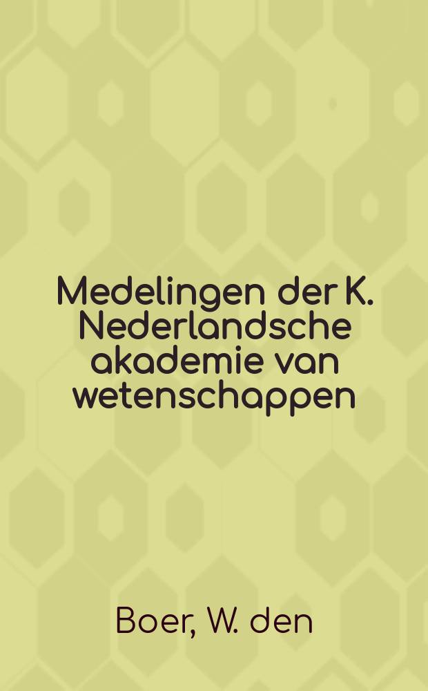 Medelingen der K. Nederlandsche akademie van wetenschappen : Afd. letterkunde. Heerserscultus en ex-voto's in het Romeinse Keizerrijk