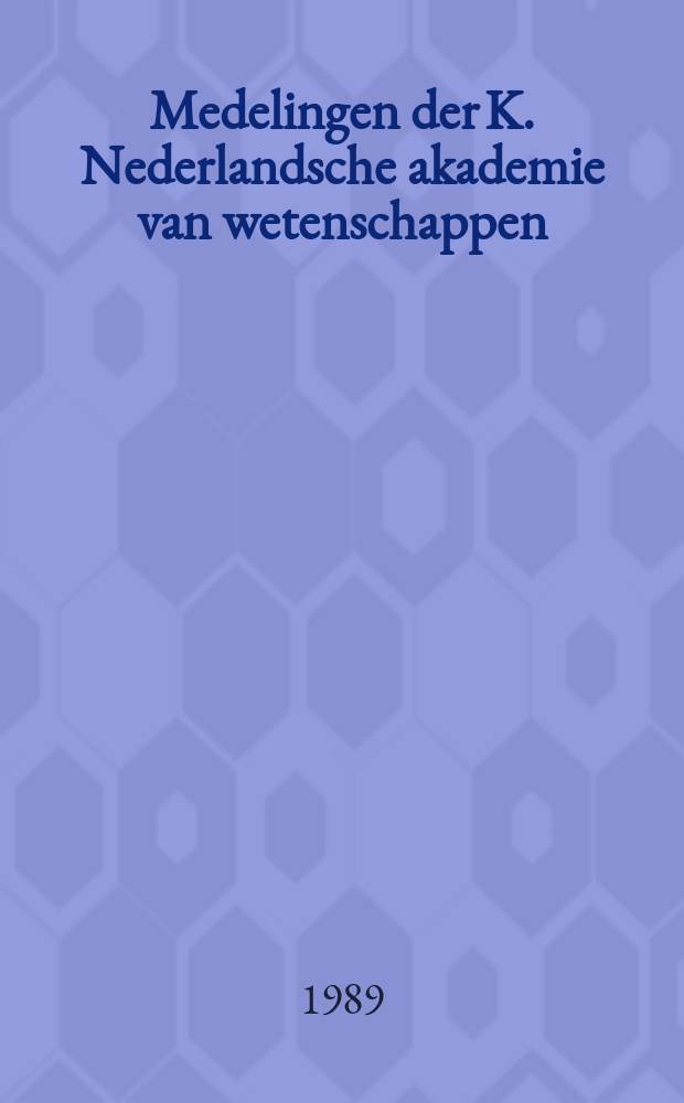 Medelingen der K. Nederlandsche akademie van wetenschappen : Afd. letterkunde. De Relatie tussen wetgever en rechter in ven tijd van rechterlijk activisme