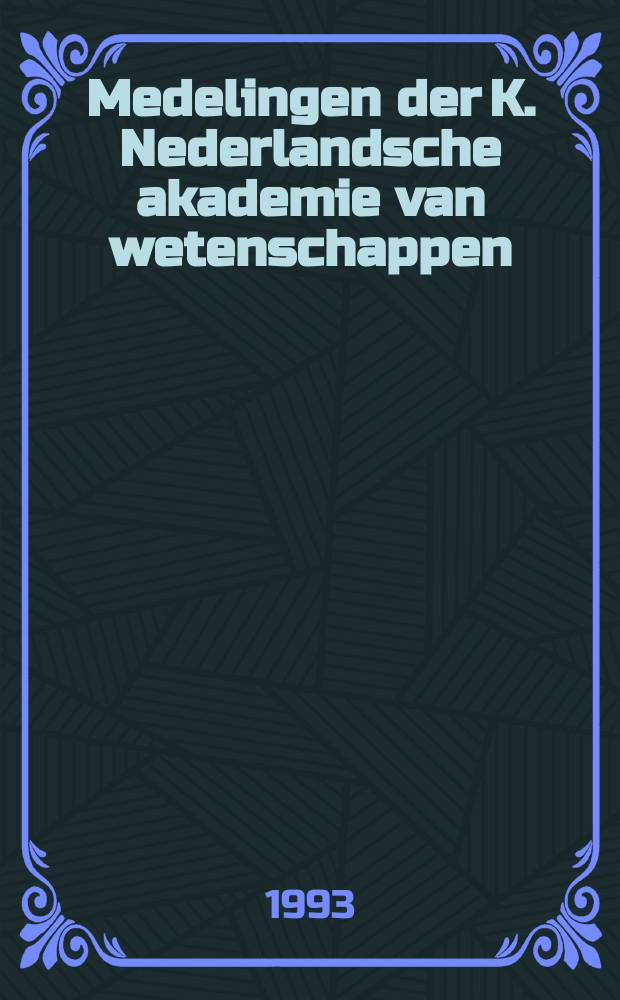 Medelingen der K. Nederlandsche akademie van wetenschappen : Afd. letterkunde. Wat heet liefde?