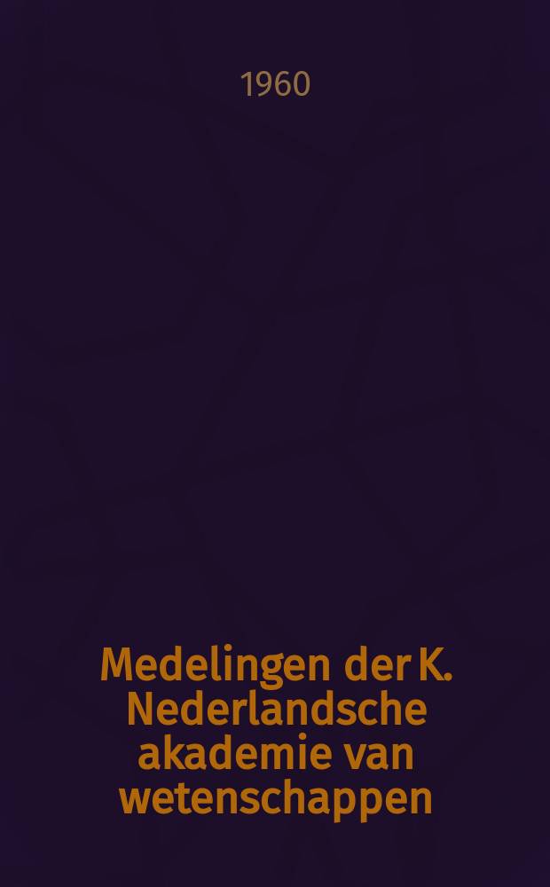 Medelingen der K. Nederlandsche akademie van wetenschappen : Afd. letterkunde. De reis van Pierre Gassendi in de Nederlanden (1628 - 1629)
